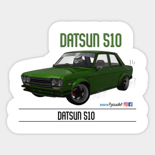 Datsun 510 Green Sticker